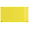 vidaXL Πίσω Πάνελ Κουζίνας 2 pcs Κίτρινο 90 x 50 cm σκληρυμένο γυαλί
