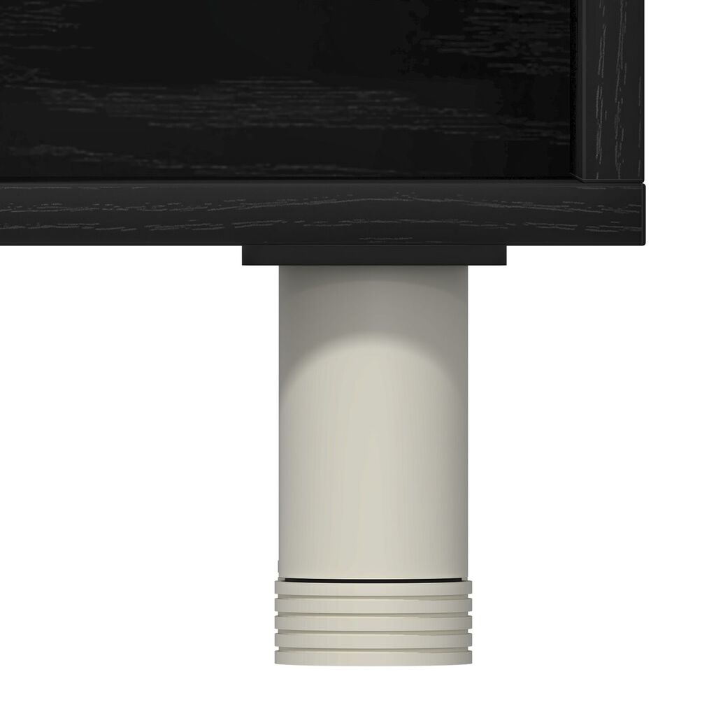 vidaXL Ντουλάπι Μπάνιου Μαύρο Δρυς 60x32x54 εκ. Επεξεργασμένο Ξύλο