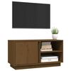 vidaXL Έπιπλο Τηλεόρασης Καφέ Μελί 80x35x40,5 εκ από Μασίφ Ξύλο Πεύκου