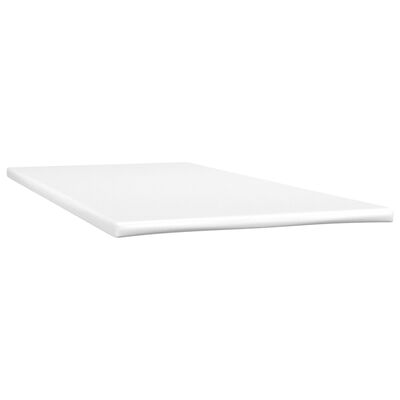 vidaXL Κρεβάτι Boxspring με Στρώμα Ανοιχτό Γκρι 100x200 εκ. Υφασμάτινο