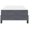 vidaXL Κρεβάτι box spring με στρώμα Σκούρο Γκρι 80 x 200 cm Βελούδο