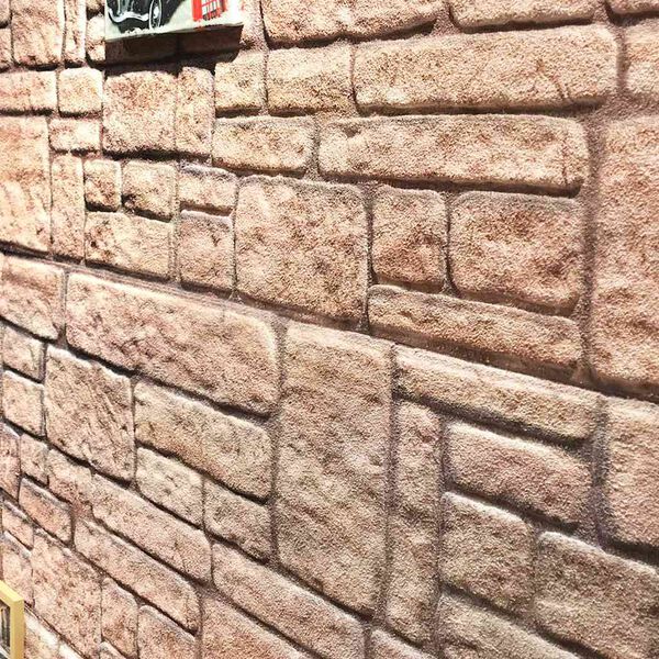 vidaXL Πάνελ Τοίχου 3D 10 τεμ. Σχέδιο Τούβλα Μπεζ EPS