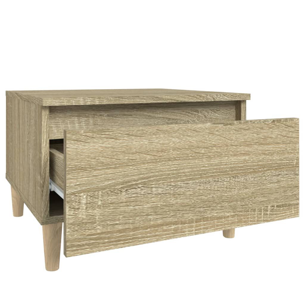 vidaXL Τραπεζάκια Σαλονιού 2 τεμ. Sonoma Δρυς 50x46x35 εκ. Επεξ. Ξύλο