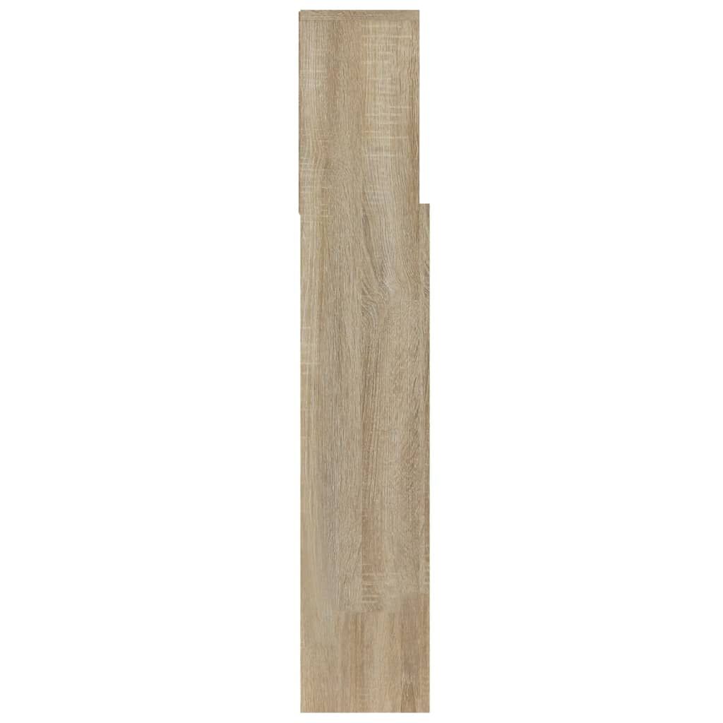 vidaXL Κεφαλάρι Με Αποθηκευτικό Χώρο Sonoma Δρυς 100x19x103,5 εκ.