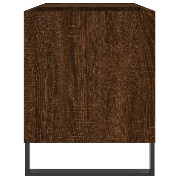 vidaXL Δισκοθήκη Καφέ Δρυς 85 x 38 x 48 εκ. από Επεξεργασμένο Ξύλο