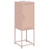vidaXL Ντουλάπι Ροζ 36x39x107 εκ. από Ατσάλι
