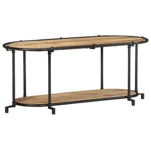 vidaXL Έπιπλο Τηλεόρασης 100x42x40 εκ. Μασίφ Ακατέργ. Ξύλο Μάνγκο