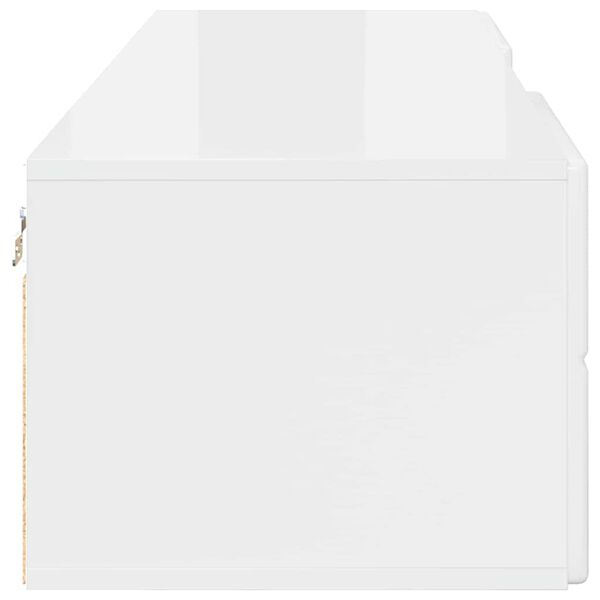 vidaXL Ντουλάπι TV με συρτάρι Γκρι σκυροδέματος 150 x 39 x 30 εκ