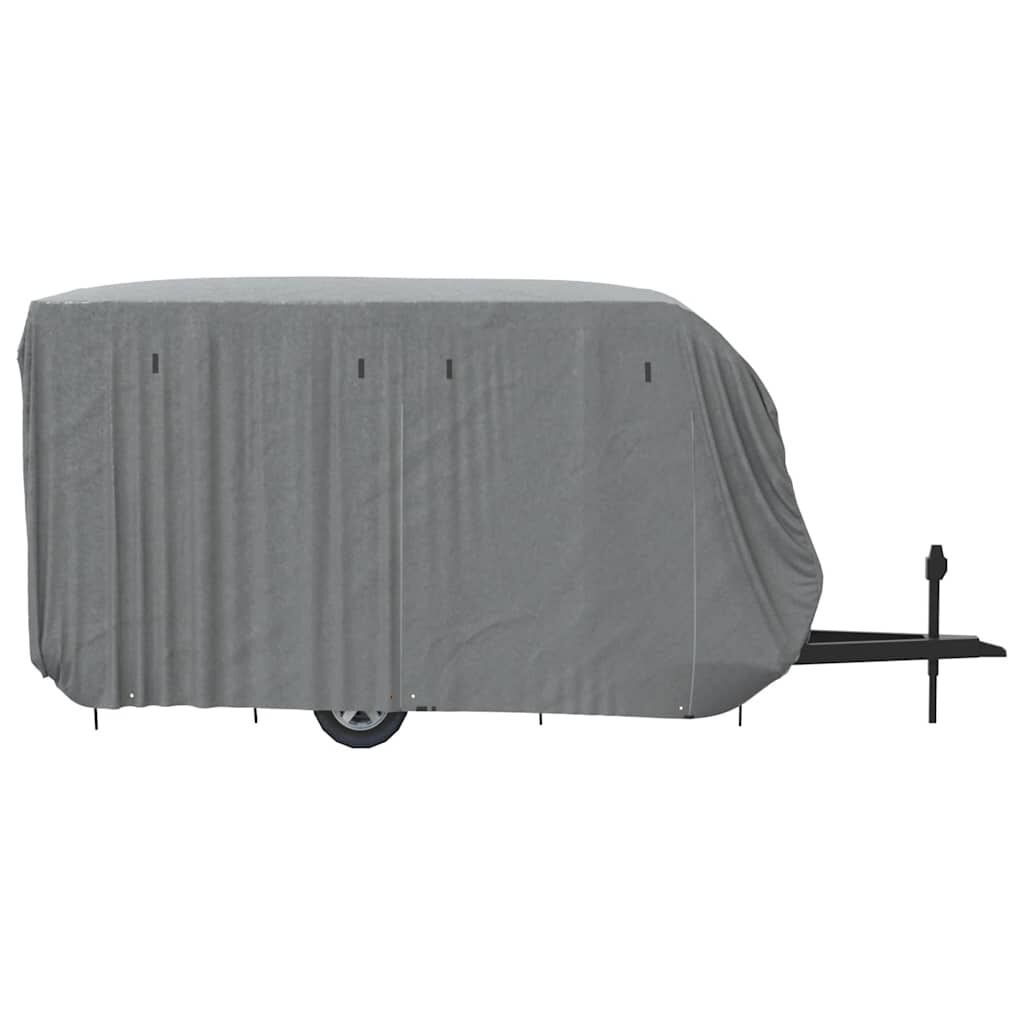 vidaXL Κάλυμμα τροχόσπιτου Γκρι 460x250x220 cm Μη υφασμένο ύφασμα