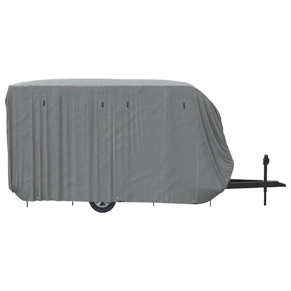 vidaXL Κάλυμμα τροχόσπιτου Γκρι 460x250x220 cm Μη υφασμένο ύφασμα