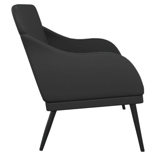 vidaXL Πάγκος Μαύρος 110x76x80 εκ. από Συνθετικό Δέρμα