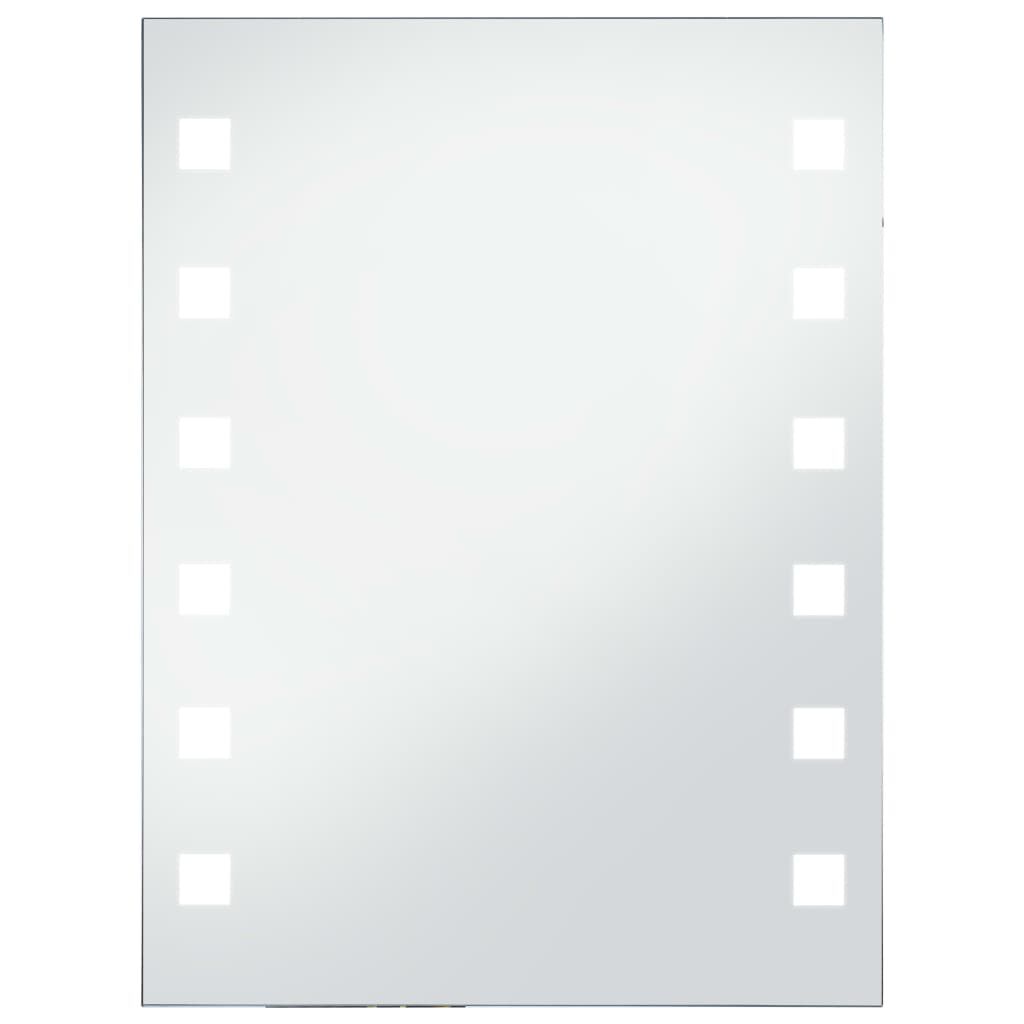 vidaXL Καθρέφτης Μπάνιου Τοίχου με LED 60 x 80 εκ.
