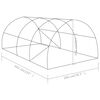 vidaXL Θερμοκήπιο 6,86 μ² 3,43 x 2 x 2 μ.