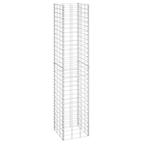 vidaXL Συρματοκιβώτια-Γλάστρες Υπερυψ. 3 τεμ. 30x30x150εκ. Σιδερένιες