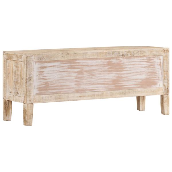 vidaXL Έπιπλο Τηλεόρασης 110 x 30 x 46 εκ. από Μασίφ Ξύλο Μάνγκο