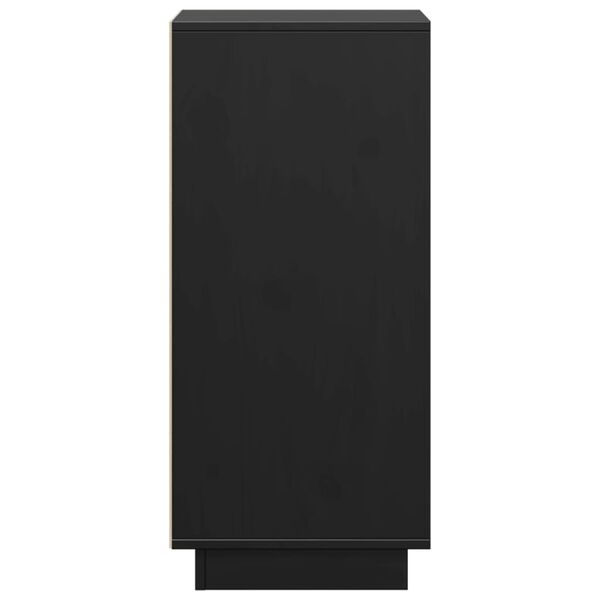 vidaXL Ντουλάπια 2 τεμ. Μαύρα 31,5 x 34 x 75 εκ. από Μασίφ Ξύλο Πεύκου