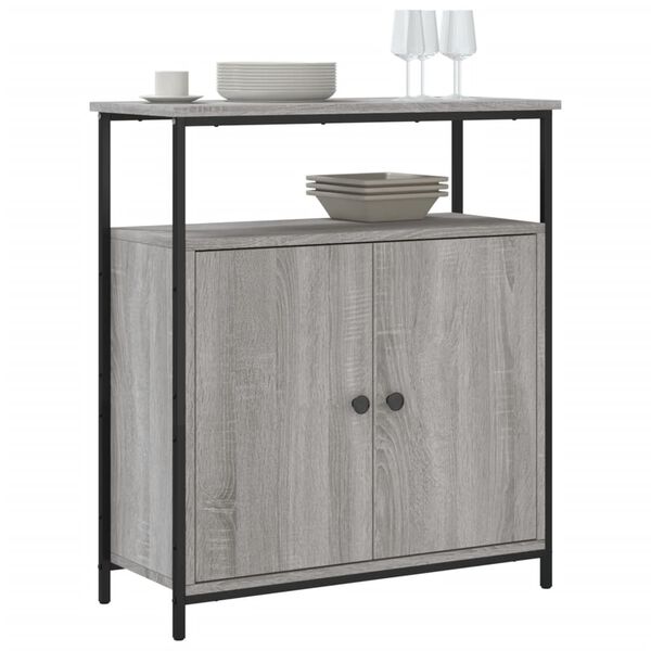 vidaXL Ντουλάπι Γκρι Sonoma 70 x 30 x 80 εκ. από Επεξεργ. Ξύλο