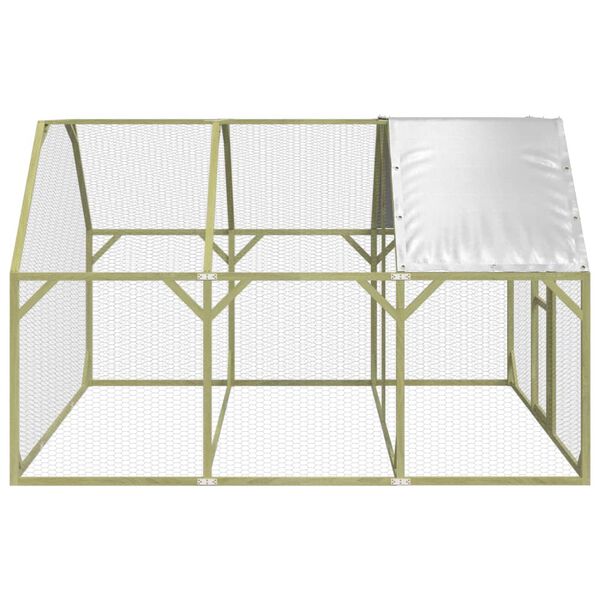 vidaXL Κοτέτσι 268x300x190 εκ. από Μασίφ Εμποτισμένο Ξύλο Πεύκου