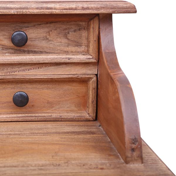 vidaXL Σεκρετέρ με Συρτάρια 90x50x101 εκ. από Μασίφ Μαόνι