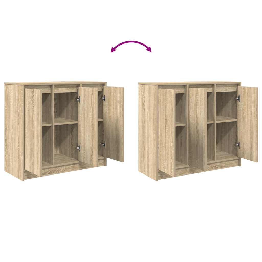 vidaXL Ντουλάπι Sonoma δρυς 85x34x76 εκ. Επεξεργασμένο Ξύλο