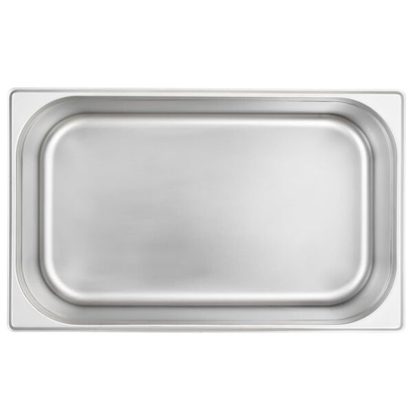 vidaXL Λεκάνες Gastronorm 2 τεμ. GN 1/1 150 χιλ. από Ανοξείδωτο Ατσάλι
