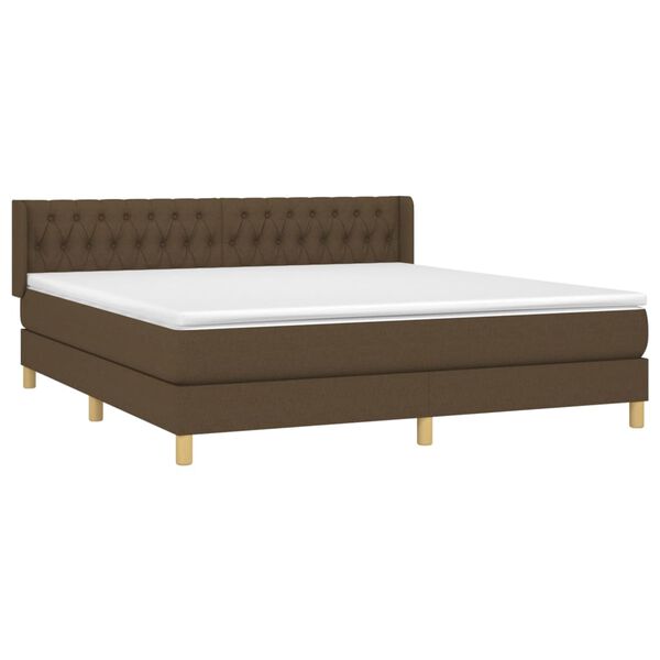 vidaXL &Kappa;&rho;&epsilon;&beta;ά&tau;&iota; Boxspring &mu;&epsilon; &Sigma;&tau;&rho;ώ&mu;&alpha; &Sigma;&kappa;&omicron;ύ&rho;&omicron; &Kappa;&alpha;&phi;έ 180x200 &epsilon;&kappa; &Upsilon;&phi;&alpha;&sigma;&mu;ά&tau;&iota;&nu;&omicron;