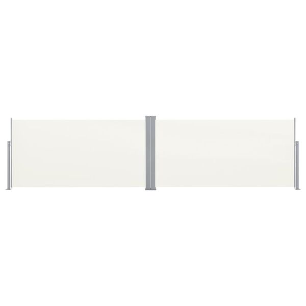 vidaXL Σκίαστρο Πλαϊνό Συρόμενο Κρεμ 160 x 600 εκ.