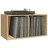vidaXL Έπιπλο Δίσκων Βινυλίου Sonoma Δρυς 71x34x36 εκ. Επεξεργ. Ξύλο