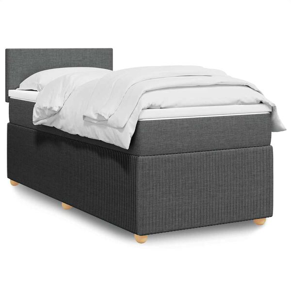 vidaXL &Kappa;&rho;&epsilon;&beta;ά&tau;&iota; Boxspring &mu;&epsilon; &Sigma;&tau;&rho;ώ&mu;&alpha; &Sigma;&kappa;&omicron;ύ&rho;&omicron; &Gamma;&kappa;&rho;&iota; 100x200 &epsilon;&kappa;. &Upsilon;&phi;&alpha;&sigma;&mu;ά&tau;&iota;&nu;&omicron;