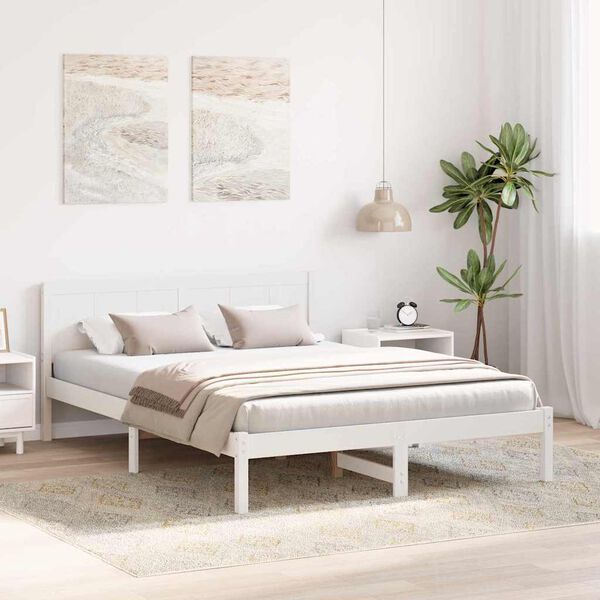 vidaXL &Sigma;&kappa;&epsilon;&lambda;&epsilon;&tau;ό&sigmaf; &Kappa;&rho;&epsilon;&beta;&alpha;&tau;&iota;&omicron;ύ &Lambda;&epsilon;&upsilon;&kappa;ό 160 x 200 cm &Mu;&alpha;&sigma;ί&phi; &xi;ύ&lambda;&omicron; &pi;&epsilon;ύ&kappa;&omicron;&upsilon;