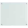 vidaXL Πίσω Πάνελ Κουζίνας Λευκό 70 x 60 cm σκληρυμένο γυαλί