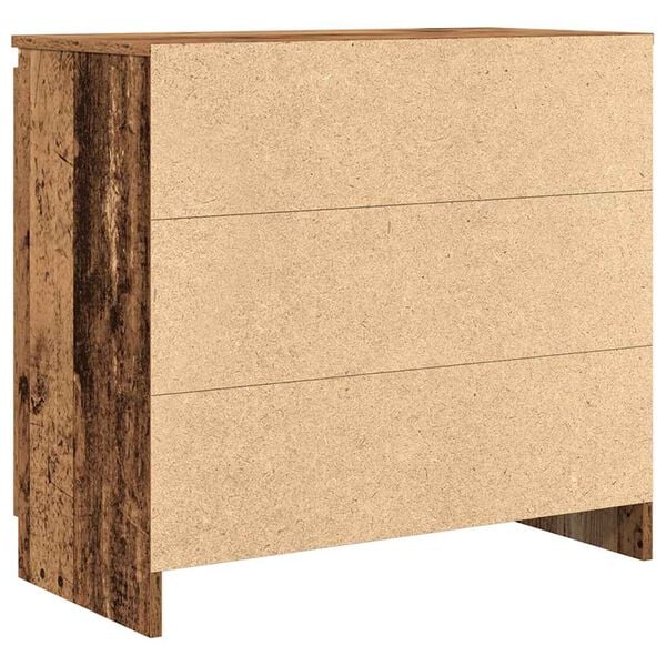 vidaXL Συρταριέρα με Συρτάρια Παλαιό ξύλο 71x35x65 εκ. από Επεξ. Ξύλο