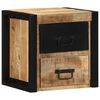 vidaXL Κομοδίνο 40x35x40 cm Στερεό ακατέργαστο ξύλο Mango
