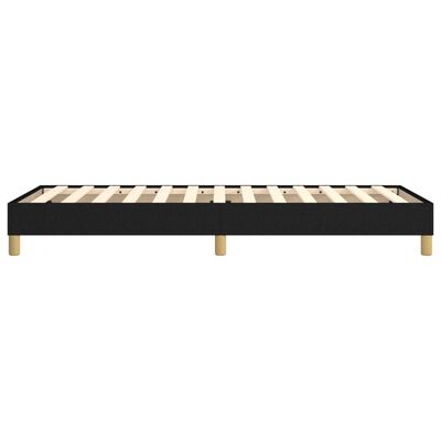 vidaXL Πλαίσιο Κρεβατιού Boxspring Μαύρο 90 x 200 εκ. Υφασμάτινο