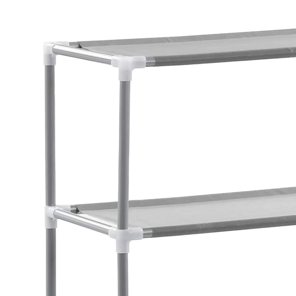 vidaXL Ραφιέρα 2 Επιπέδων για Πλυντήριο Γκρι 69x28x143 εκ. από Σίδερο