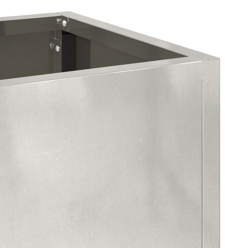 vidaXL Ανυψωμένος Κήπος 60x26x45 εκ Ανοξείδωτο χάλυβα