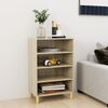 vidaXL Ραφιέρα Sonoma Δρυς 57 x 35 x 90 εκ. από Μοριοσανίδα