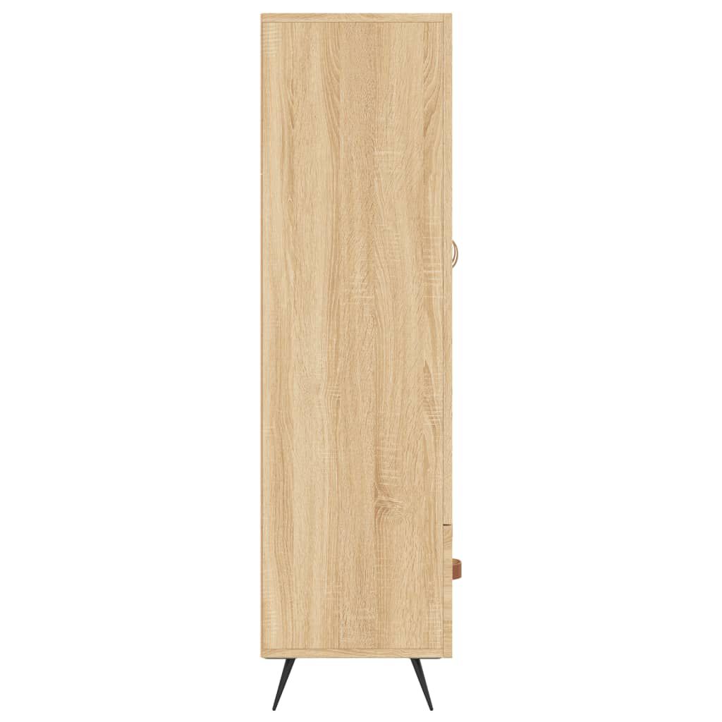 vidaXL Ντουλάπα Sonoma Δρυς 69,5 x 31 x 115 εκ. από Επεξεργασμένο Ξύλο