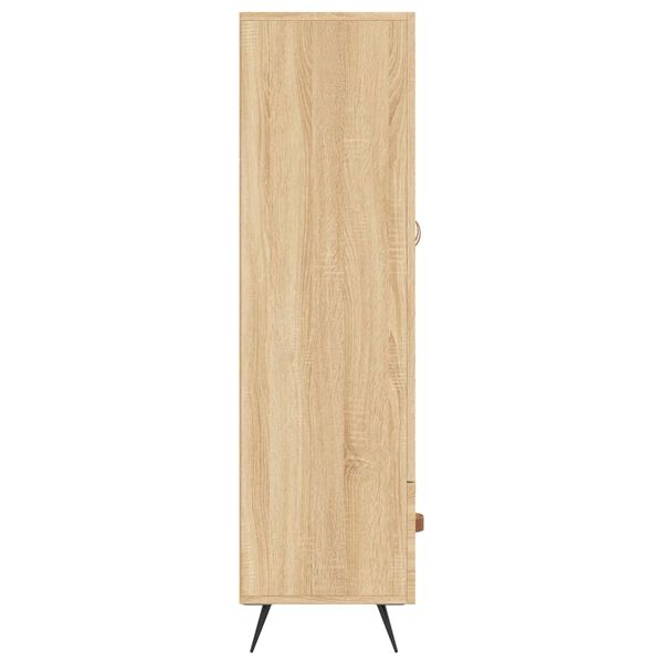 vidaXL Ντουλάπα Sonoma Δρυς 69,5 x 31 x 115 εκ. από Επεξεργασμένο Ξύλο
