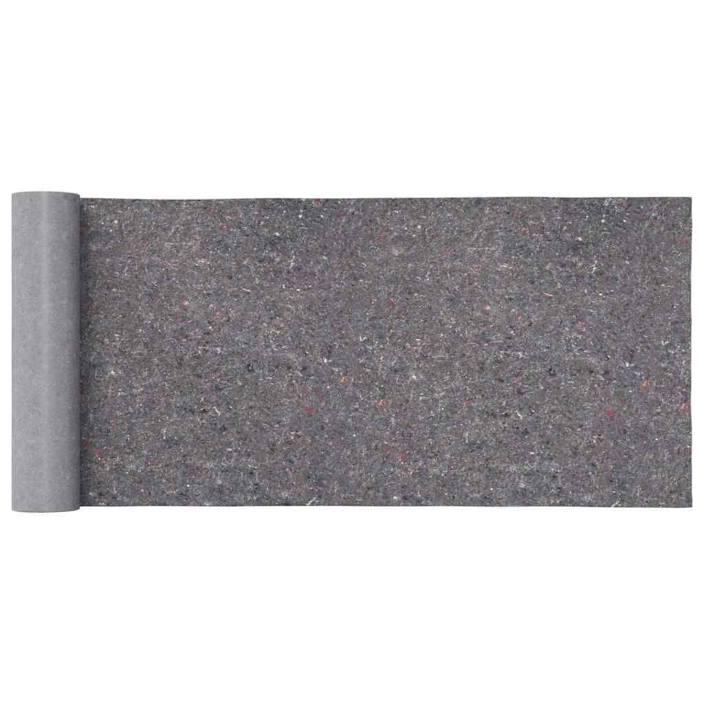 vidaXL Αντιολισθητικό μαλλί ζωγράφου 25 m 180 g/m² Γκρι