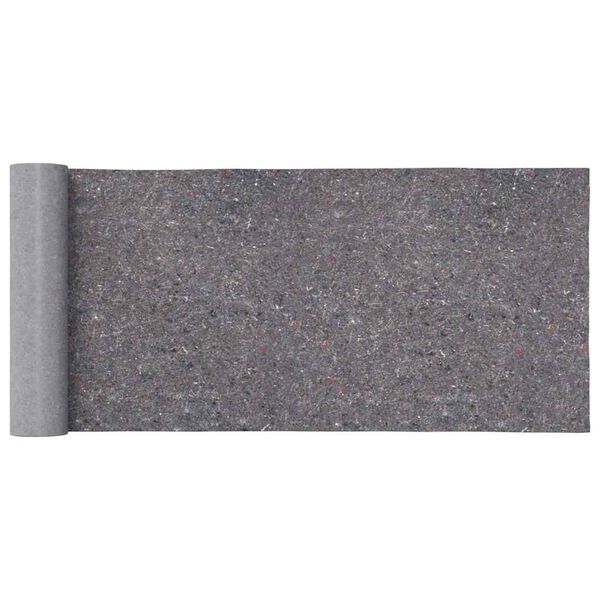 vidaXL Αντιολισθητικό μαλλί ζωγράφου 25 m 180 g/m² Γκρι