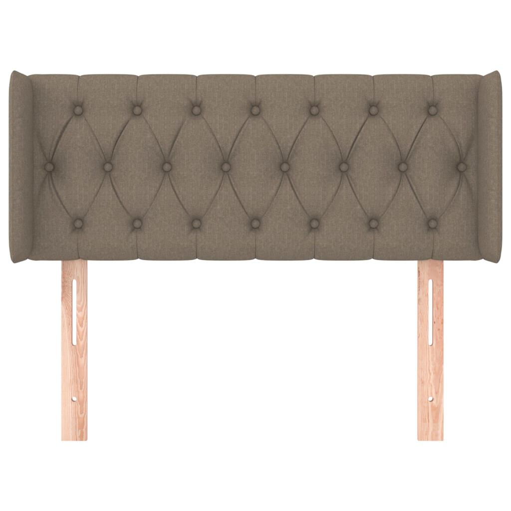 vidaXL Κεφαλάρι με Πτερύγια Taupe 103x16x78/88 εκ. Υφασμάτινο