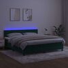 vidaXL &Kappa;&rho;&epsilon;&beta;ά&tau;&iota; Boxspring &mu;&epsilon; &Sigma;&tau;&rho;ώ&mu;&alpha; & LED &Sigma;&kappa;. &Pi;&rho;ά&sigma;&iota;&nu;&omicron; 160x200&epsilon;&kappa; &Beta;&epsilon;&lambda;&omicron;ύ&delta;&omicron;
