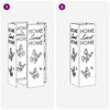 vidaXL Σχέδιο & βάση αποθήκευσης Μουσταρδί 15.5 x 15.5 x 49 εκ Μέταλλο