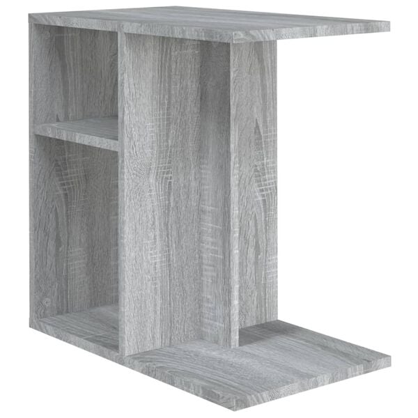vidaXL Βοηθητικό Τραπέζι Γκρι Sonoma 50x30x50 εκ. Επεξεργασμένο Ξύλο