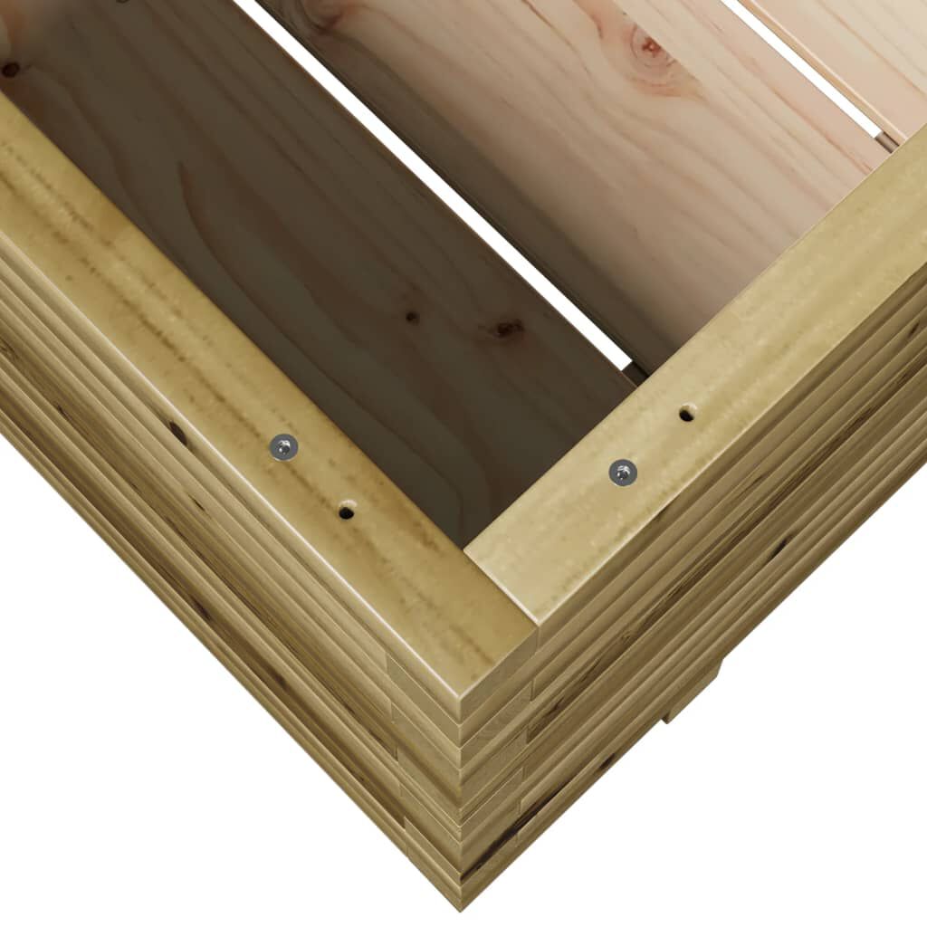 vidaXL Ζαρντινιέρα Κήπου 90x60x49,5 εκ. από Εμποτισμένο Ξύλο Πεύκου
