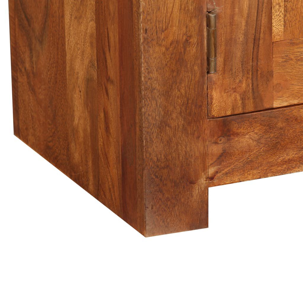 vidaXL Έπιπλο Τηλεόρασης 120x30x40 εκ Μασίφ Ξύλο με Μελί Φινίρισμα