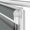 vidaXL Ζέβρα τυφλή Σκούρο Γκρι Πλάτος υφάσματος 70,9 εκ. Πολυεστέρας
