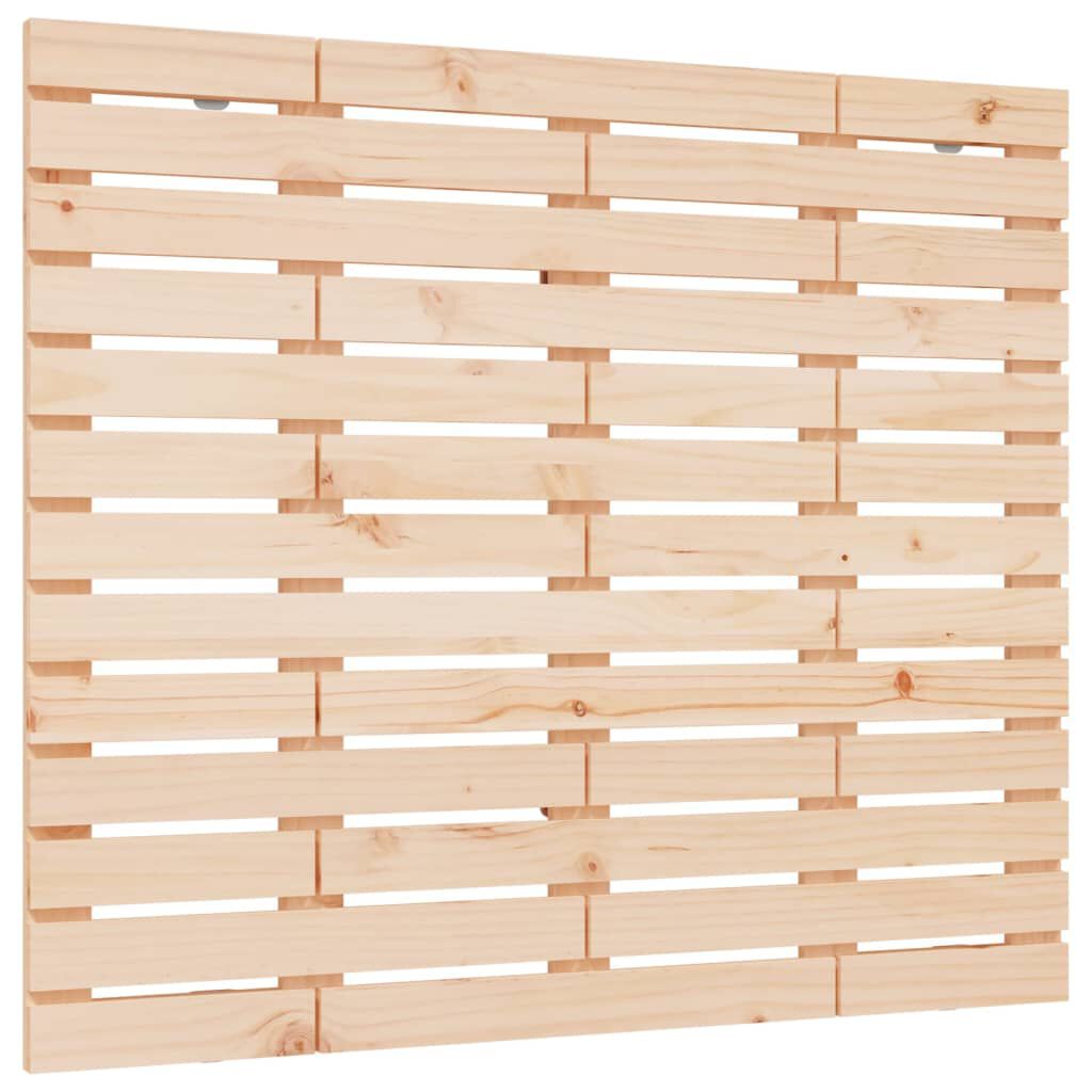 vidaXL Κεφαλάρι Επιτοίχιο 96 x 3 x 91,5 εκ. από Μασίφ Ξύλο Πεύκου