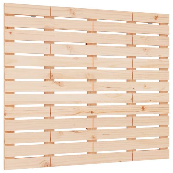 vidaXL Κεφαλάρι Επιτοίχιο 96 x 3 x 91,5 εκ. από Μασίφ Ξύλο Πεύκου